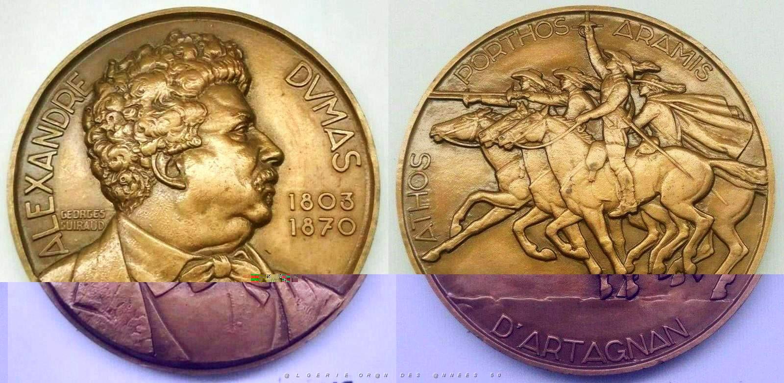 MEDAILLES D AFN 236 Medaille Alexandre Dumas.jpg